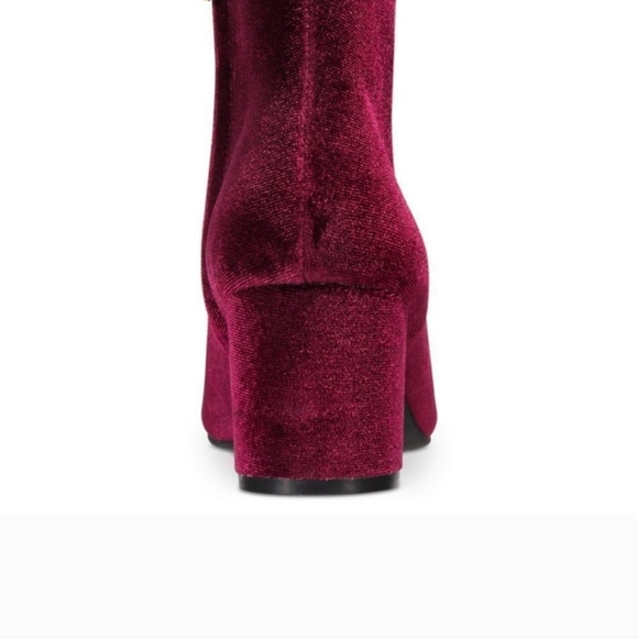 Rebel by ZiGIny Wine Block-Heel Boots - Picture 3 of 6